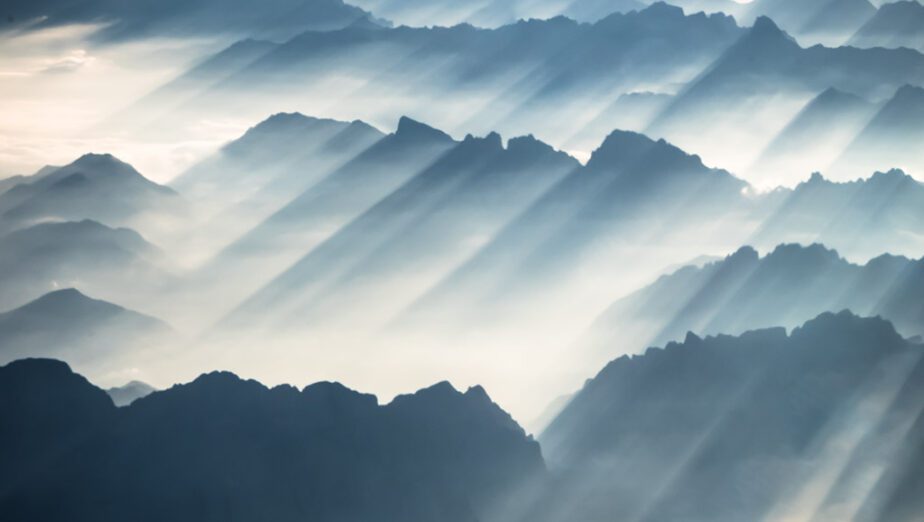 Alps at dawn Series