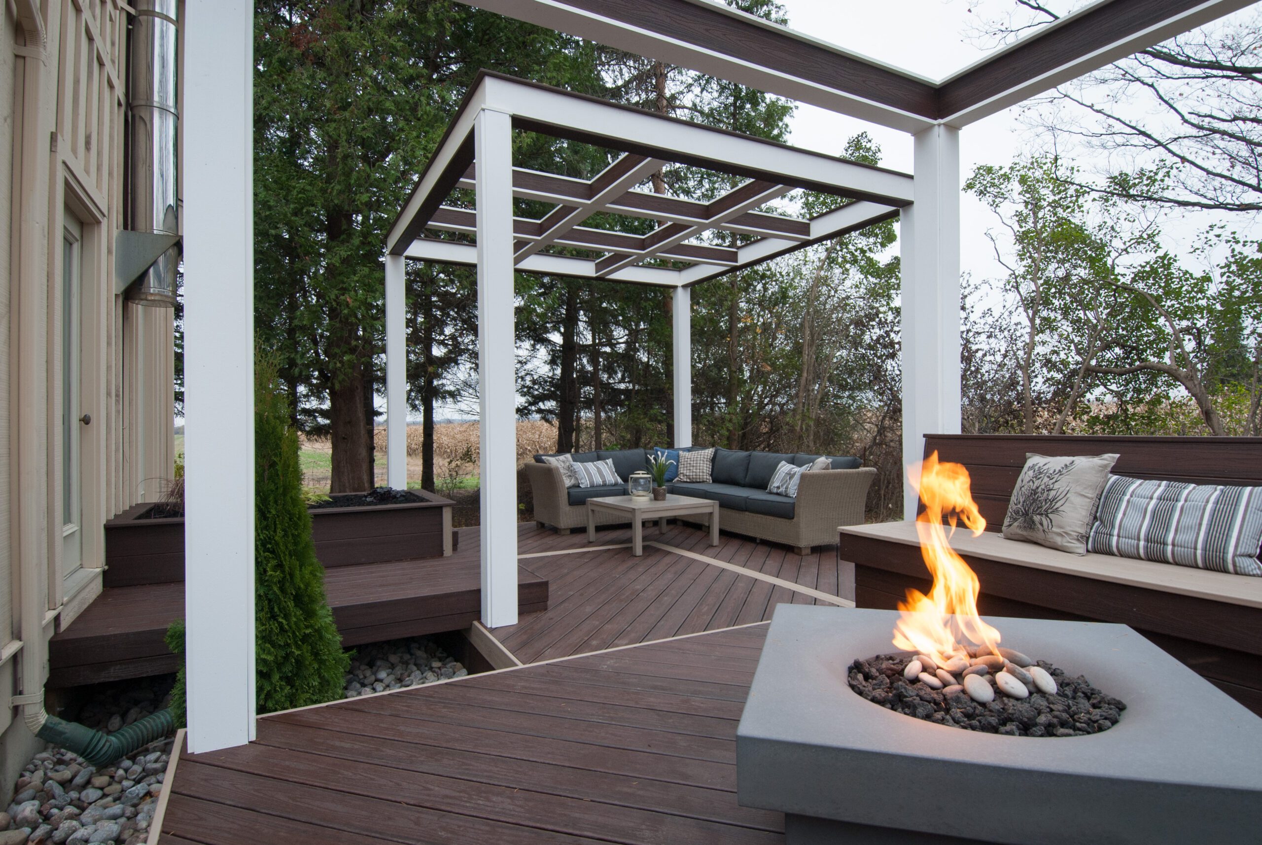 The Built-In Seating Deck