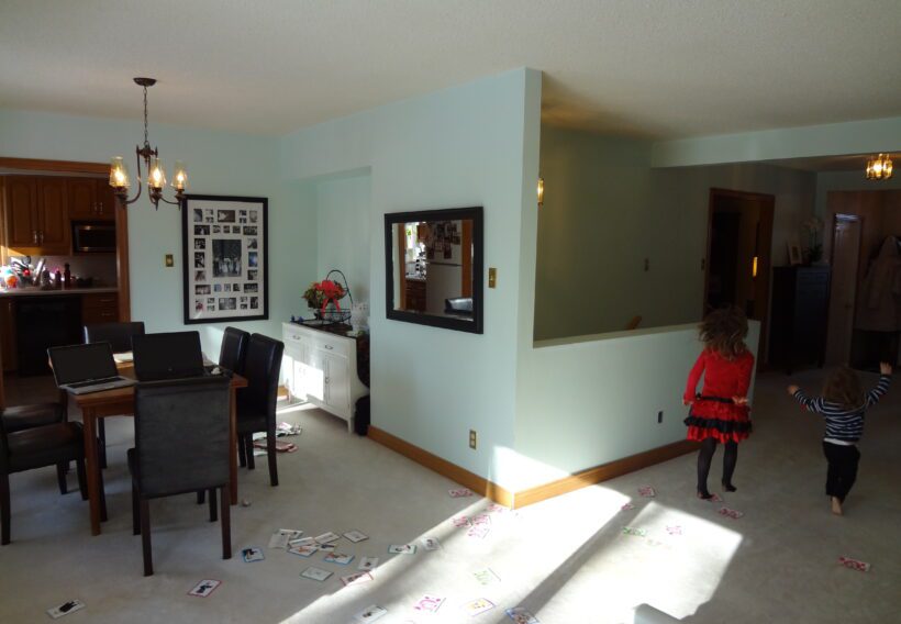 The city skyline Kitchen Before